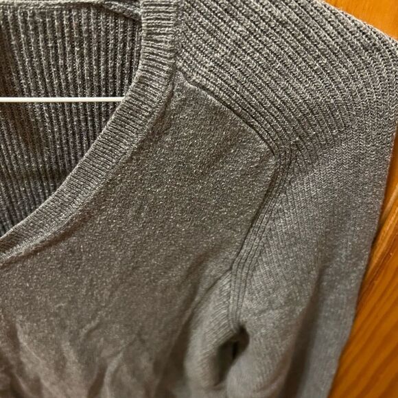 J. Jill thermal v-neck womens sweater size large - Picture 2 of 6